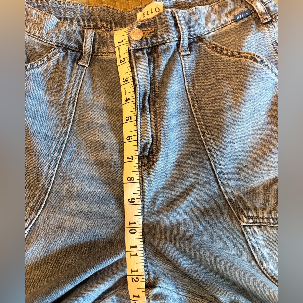 Cello wide cropped carpenter style jeans 👖 sz 11 - Picture 5 of 7